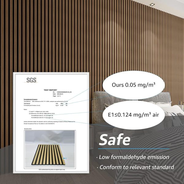 bulk purchase art3d 4-piece wood slat acoustic panels for stylish decor and noise reduction, 3d textured panel for ceiling and wall, walnut trade price