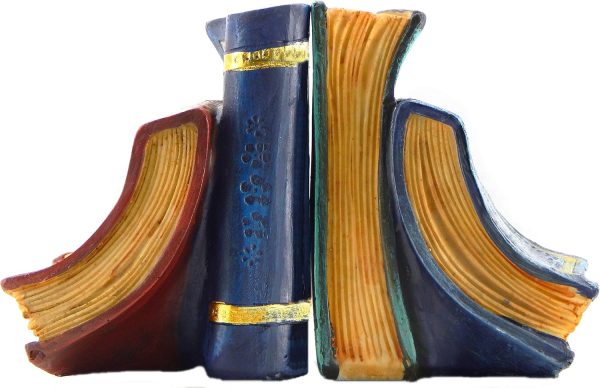 supplier direct bellaa 23354 decorative bookends book book stopper bookshelves bookrack end library shelves non skid bookshelf 6 inch wholesale prices