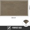 global sourcing sturdy front door mat, absorbent muddy dirt resist welcome door mats outdoor indoor, stain and fade resistant, non-slip rubber backing low profile doormat for entryway, 30×17, beige oem/odm services