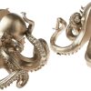supplier direct creative co-op octopus shaped silver resin bookends (set of 2 pieces) wholesale prices