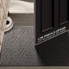 global sourcing villsure door mat, front doormats, non-slip entryway mats resist dirt, washable low pile floor door mats for home, entrance, inside, patio, grey, 19.5"x31" oem/odm services