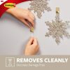competitive pricing command small metallic hooks brass color, 4 hooks and 5 command strips, damage free wall hooks with adhesive strips, adhesive hooks for hanging christmas decorations, holds up to 0.5 lb one-stop wholesale