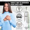 producer to buyer angel memorial wind chimes for loss of loved one - 34" large sympathy wind chimes, memorial gifts for loss of loved one mother father husband bereavement wind chimes for outside deep tone discounted pricing