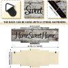 bulk purchase jetec home sweet home sign, rustic wood , large farmhouse home plaque wall hanging wooden sign for bedroom, living room, wall, wedding decor (gray) trade price