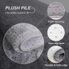 global sourcing soft grey rugs for bedroom living room, 4x6 feet modern indoor fuzzy shaggy area rug, non-slip fluffy furry rug for nursery kids room dorm room home decor, high pile plush floor carpet oem/odm services