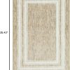 global sourcing ojia modern bordered kitchen rugs non slip washable, 2'x3' entryway rug thin soft small area rug indoor door mat non-shedding throw carpet bathroom rugs for bedside bedroom oem/odm services