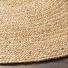 manufacturer direct safavieh natural fiber collection area rug - 4' round, natural & natural, handmade boho braided jute, ideal for high traffic areas in living room, bedroom (nf801n) trade price
