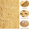 manufacturer direct bamboo bath mat with anti slip pads,23.6x15.8 inches bathroom shower and bathtub floor mats,non slip water proof mat,indoor outdoor use for kitchen bedroom bathroom toilet pet mat floor rug trade price