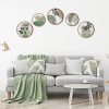 bulk purchase 5 pcs boho wooden wall art - bohemian geometric hanging decor for living room, bedroom - 10'' and 8'' greenery minimalist farmhouse wall hangings trade price