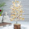 dropship from factory crocon seven chakra gemstone tree feng shui figurine money bonsai good luck reiki healing crystals balancing decoration ornament sculpture wealth prosperity table room decor gift size 10-12" mass production supply