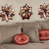 factory direct touch of class arris layered floret wall art - metal - multi metallic - copper, bronze, gold, silver - striking blossom decor for bedroom, living room, dining room, entryway, foyer volume discount