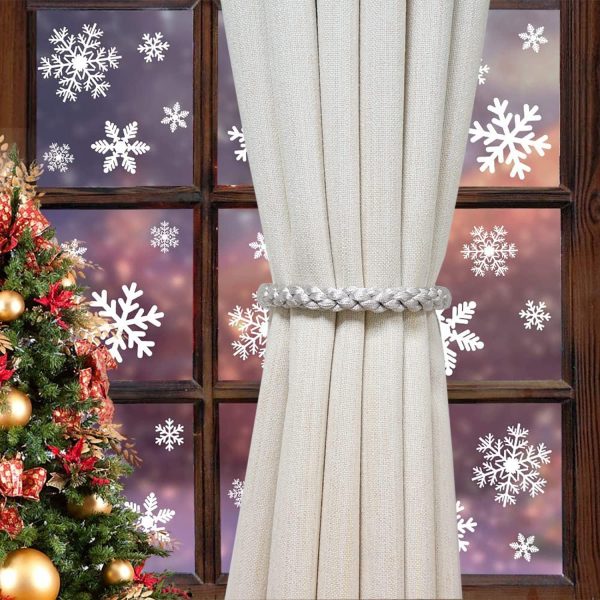 bulk purchase curtain tiebacks ropes, 2pcs decorative handmade tie backs curtain holdbacks holders cord for window sheer drapes indoor outdoor, grey factory discount