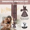 producer to buyer sympathy wind chimes with hummingbird wind spinner, memorial wind chimes for loss of loved one prime, bereavement/sympathy/memorial gift for loss of mother father husband condolence remembrance discounted pricing