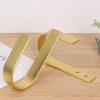 bulk purchase 2 pack modern curtain holdbacks curtain tiebacks wall mount solid aluminum u shaped curtain wall hooks curtain pull backs curtain holders curtain tie backs for curtain (2, gold) factory discount