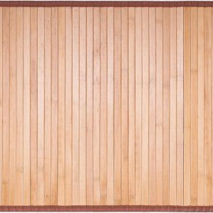 manufacturer direct nisorpa natural bamboo mat rug,20x31 inches small bath shower mat non-slip floor runner rug for bathroom bamboo matting carpet for entryway bedroom kitchen trade price