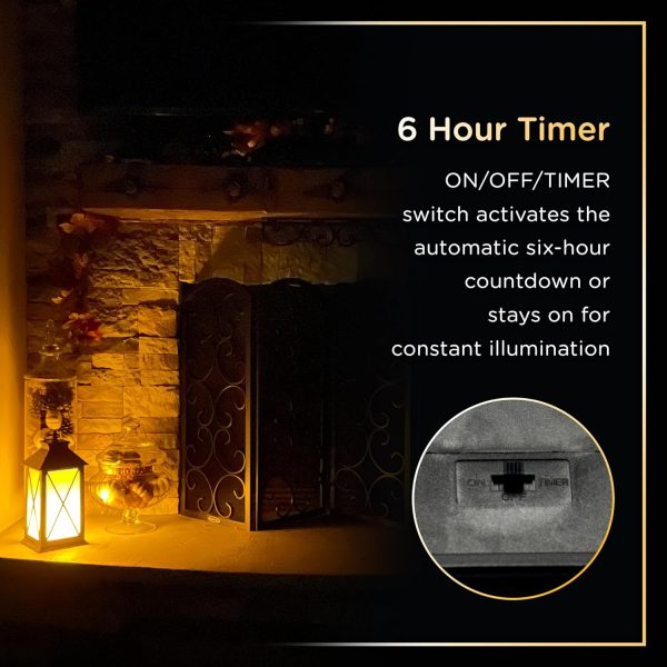 custom wholesale enbrighten basics flameless candle led lantern, battery operated, warm color, with timer, great for indoor décor, bedroom, kitchen, living room 76653 oem/odm services