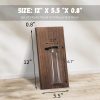 bulk purchase 2 pack wood wall sconces farmhouse decor, wall planters for indoor plants, wood glass rustic wall decor for living room, farmhouse wall hanging glass wall vase sconces (brown) trade price