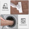manufacturer direct purrugs dirt trapper door mat 24" x 35.5", non-slip machine washable entry rug, shoe scraper, dog door mat, super absorbent welcome mat for front & back door, muddy shoes & paws, brown-light cream trade price