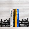 supplier direct decorative bookends for shelves, heavy metal bookends, unique bookends, non skid book ends, book stopper for home/office decor/shelves, 7 x 5.51 x 4 in/piece (with quote on product) wholesale prices