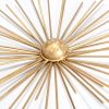 factory direct fetco habitat wa3718w cabers ssilver starbursts metal wall art, metallic 8.5" x 8.5" volume discount