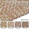 global sourcing collive small bathroom rug, 2' x 3' hand-woven low profile front entryway rug, tan cotton reversible washable kitchen mat modern farmhouse carpet for foyer bedroom back door decor oem/odm services