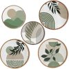 bulk purchase 5 pcs boho wooden wall art - bohemian geometric hanging decor for living room, bedroom - 10'' and 8'' greenery minimalist farmhouse wall hangings trade price