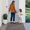 global sourcing villsure door mat, front doormats, non-slip entryway mats resist dirt, washable low pile floor door mats for home, entrance, inside, patio, grey, 19.5"x31" oem/odm services