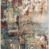 global sourcing lahome modern abstract area rug - 2x3 washable small entryway rug kitchen sink mat contemporary faux wool non-slip soft floor indoor carpet for front door kitchen bathroom pet rv,red/multi oem/odm services