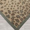 manufacturer direct 7'8''x10' modern leopard print tan wool and bamboo silk oriental rug multi sizes hand tufted for living room, bedroom, dining room, kitchen, hallway carpet trade price
