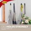 competitive pricing command 5 lb large oil rubbed bronze metal hooks, 2 hooks and 4 command strips, damage free coat hooks with adhesive strips, forever classic hooks for christmas decorations one-stop wholesale
