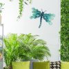 factory direct liffy metal dragonfly wall decor handmade - outdoor metal wall art decor for patio garden fence living room, bedroom, dragonfly gifts volume discount