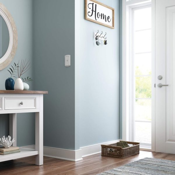 competitive pricing liberty 129854 wall mounted coat rack with 3 decorative hooks, 10-inch, satin nickel and white one-stop wholesale