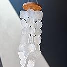 producer to buyer solange & frances wind chimes for outside – gifts for mom, ideal gifts for women who have everything, turquoise capiz shell windchimes, gardening gifts for grandma, indoor decor discounted pricing