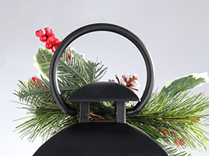 custom wholesale bdor christmas lantern decorative candle lantern 16 inch remote vintage set of 2 christmas decorations with timer led metal hanging lantern for home outdoor porch decor christmas centerpieces tables oem/odm services