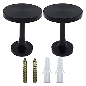 bulk purchase curtain tiebacks 2 pack curtain holdbacks zinc alloy curtain tiebacks wall mounted with screws, decorative curtain holders for drapes stylish black curtain tieback hooks for home office factory discount