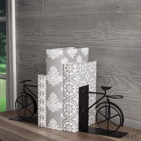 supplier direct hosley's 6.5" high,bookend, retro cycle vintage antique classic bike. ideal gift for wedding, home, party favor, spa, reiki, meditation, bathroom settings o6 wholesale prices