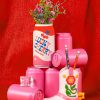 oem/odm services ban.do small cowboy boot vase, cute cowgirl boot vase, colorful ceramic shelf decor for home or office, unique/quirky/funky/fun flower vase doubles as pencil cup, giddy up affordable bulk deals
