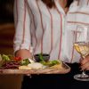 wholesale direct acacia wood serving trays, set of 3 wooden serving platters for home decor, food, cheese, fruit, vegetables, charcuterie, appetizer serving tray(11.8 x 5.1 x 0.78 inches) bulk purchase at factory prices