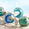 dropship from factory hand blown glass figurines ball ocean waves,paperweight glass ball,home decor collectible,aquarium decor,office decor ocean lovers mass production supply