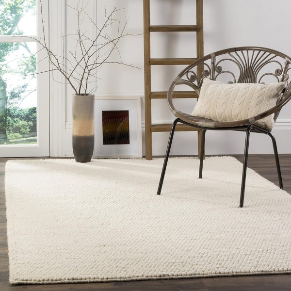 global sourcing safavieh natura collection area rug - 9' x 12', ivory, handmade wool, ideal for high traffic areas in living room, bedroom (nat620a) oem/odm services