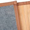 manufacturer direct nisorpa natural bamboo mat rug,20x31 inches small bath shower mat non-slip floor runner rug for bathroom bamboo matting carpet for entryway bedroom kitchen trade price