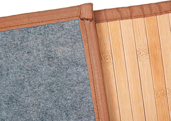 manufacturer direct nisorpa natural bamboo mat rug,20x31 inches small bath shower mat non-slip floor runner rug for bathroom bamboo matting carpet for entryway bedroom kitchen trade price