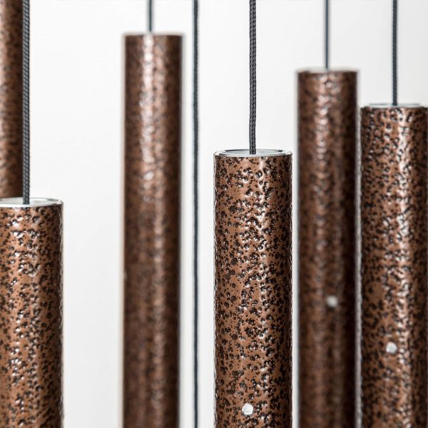 producer to buyer corinthian bells by wind river - 27 inch copper vein wind chime for patio, backyard, garden, and outdoor decor (aluminum chime) made in the usa discounted pricing