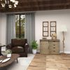 bulk purchase deco 79 wood scroll home wall decor window inspired wall sculpture with metal scrollwork relief, wall art 14" x 1" x 36", brown trade price