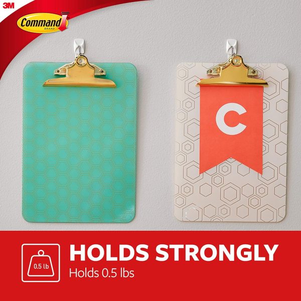 competitive pricing command small wire toggle hooks, 16 hooks and 24 command strips, damage free hanging wall hooks with adhesive strips, adhesive hooks for hanging christmas decorations, holds up to 0.5 lb one-stop wholesale