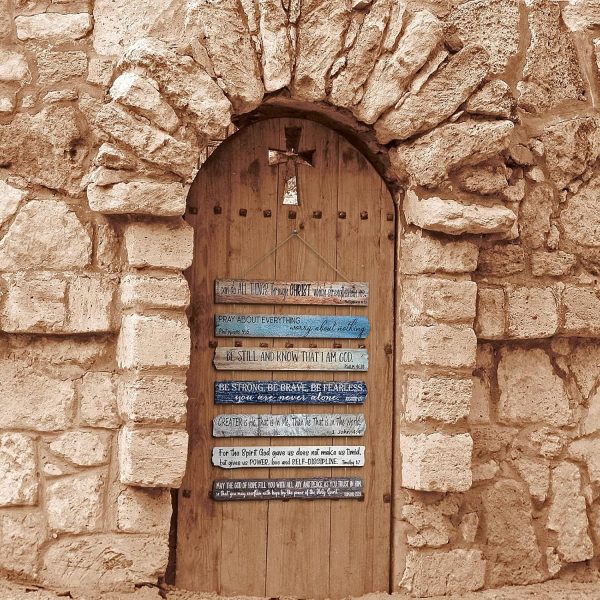bulk purchase yookeer christian wall art office inspirational wooden bible verses wall decor bedroom scripture wall art meditation inspirational hanging wood sign for kitchen living room women room(brown) trade price