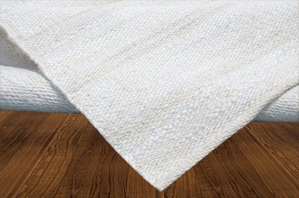 manufacturer direct antep rugs natural 6x9 indoor hand woven fiber jute area rug (off white, 6'7" x 9') trade price