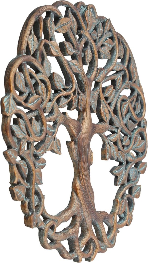 factory direct tree of life wall plaque 11 5/8 inches decorative celtic garden art sculpture for living room volume discount