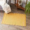 global sourcing dii variegated recycled yarn modern edge stripe, 2x3', honey gold oem/odm services