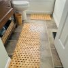 manufacturer direct bamboo bath mat 48 x 16 inches and wooden soap dish set bathroom rugs bathtub mat non slip bath mats for bathroom, kitchen sauna spa hot tub outdoor decor trade price